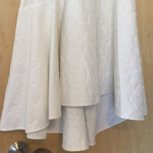 HALSTON HERITAGE Strapless Jacquard Dress - Picture 4 of 9